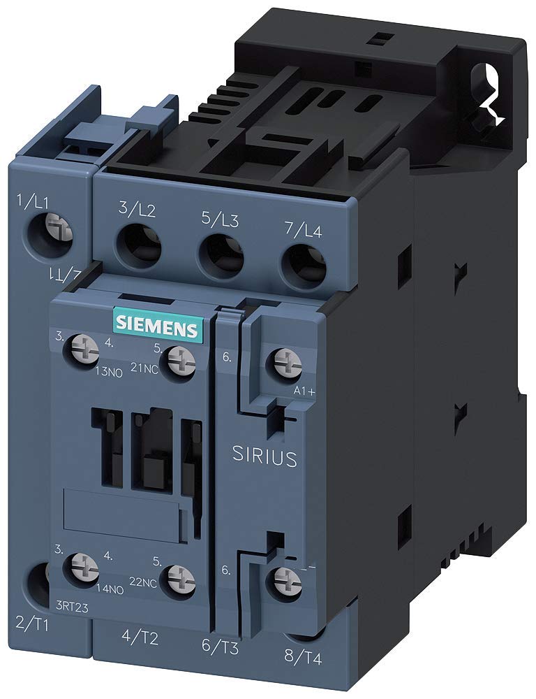 SIEMENS CONTACTOR COMBINATION FOR SAFETY CIRCUITS ENABLING AND SIGNALLING CIRCUIT 4NO, 1NO+1NC DC OPERATION DC 24V