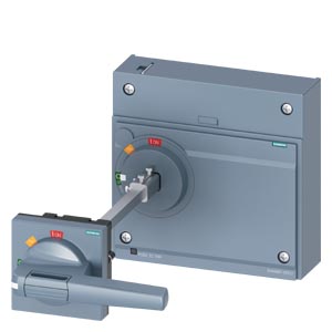 SIEMENS door mounted rotary operator standard IEC IP65 with door interlock accessory for: 3VA15/25/26