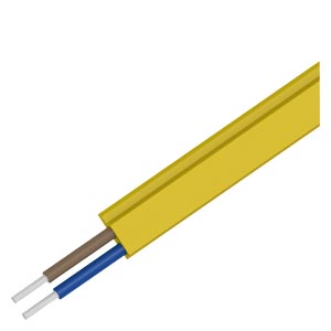 SIEMENS AS-I CABLE, SHAPED YELLOW, RUBBER 2X 1.5 MM2, 100 M