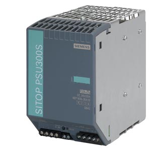 SIEMENS SITOP POWER SUPPLY PSU300S INPUT: 400-500 V 3 AC OUTPUT: 24 V DC/20 A