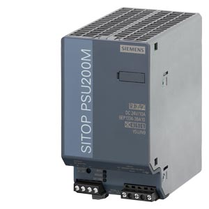 SIEMENS SITOP POWER SUPPLY PSU200M INPUT: 120/230-500 V AC OUTPUT: 24 V/10 A DC