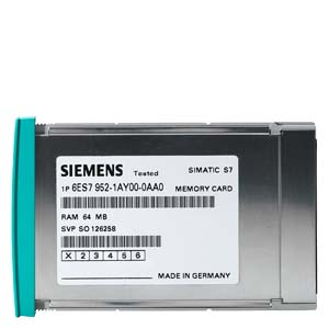 SIEMENS SIMATIC S7, MEMORY CARD FOR S7-400, 2 MBYTES