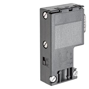 SIEMENS SIMATIC DP, BUS CONNECTOR FOR PROFIBUS, 90 DEGREE, WITHOUT PG SOCKET