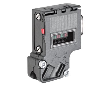 SIEMENS SIMATIC DP,BUS CONNECTOR FOR PROFIBUS, TILTED, WITHOUT PG SOCKET