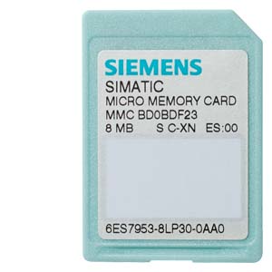SIEMENS SIMATIC S7, MICRO MEMORY CARD FOR S7-300/C7/ET 200, 8 MB
