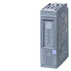 SIEMENS SIMATIC ET 200SP, analog input module, AI Energy Meter CT HF, for 1A or 5A current transformer, with network analysis functions, suitable for BU type U0, channel diagnostics